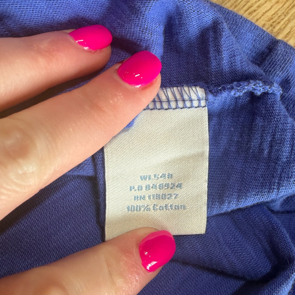 Boden blue tank-style cotton coastal V-Neck dress - Picture 9 of 10